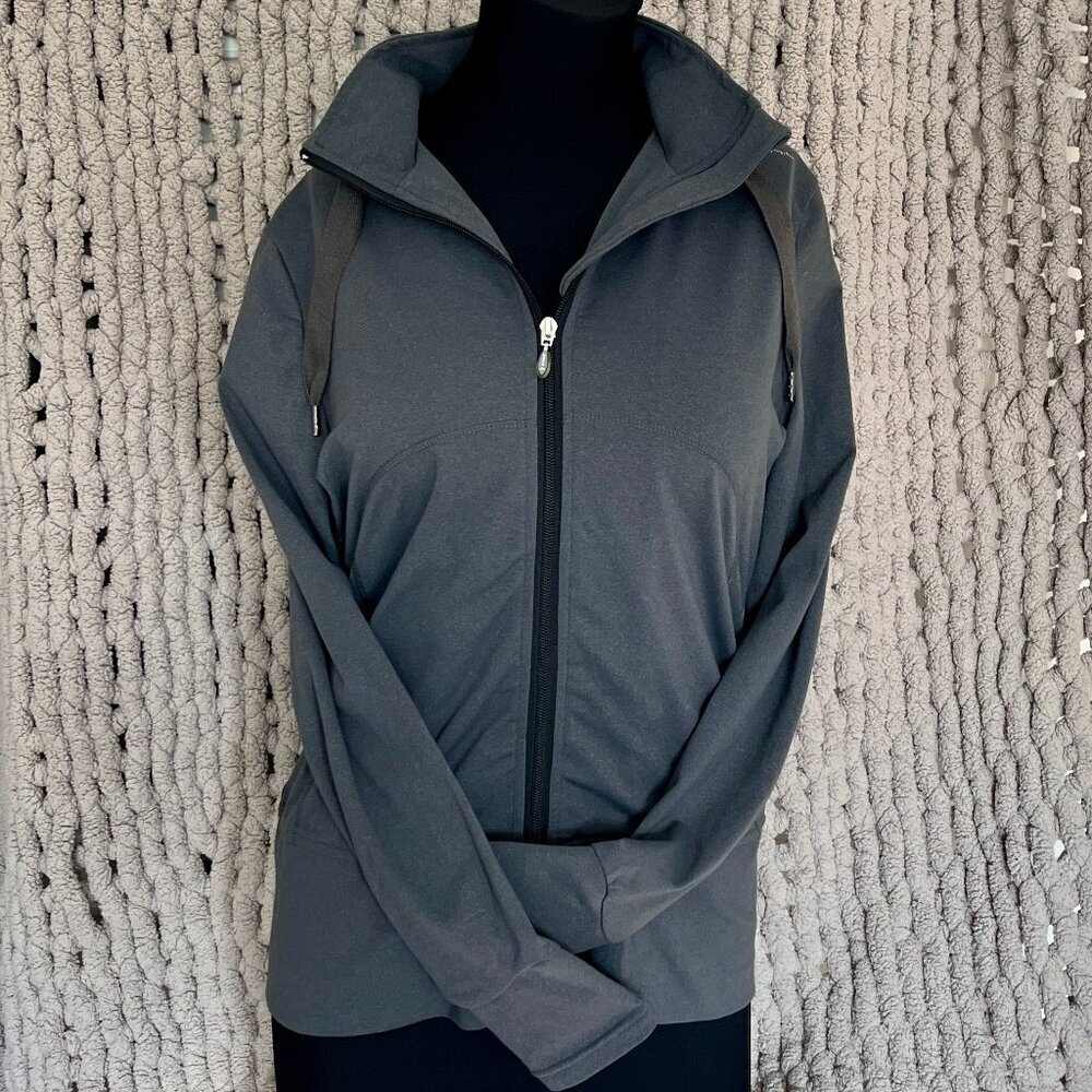 Summit Grey Zip-Up Hoodie Size Large - Picture 2 of 15